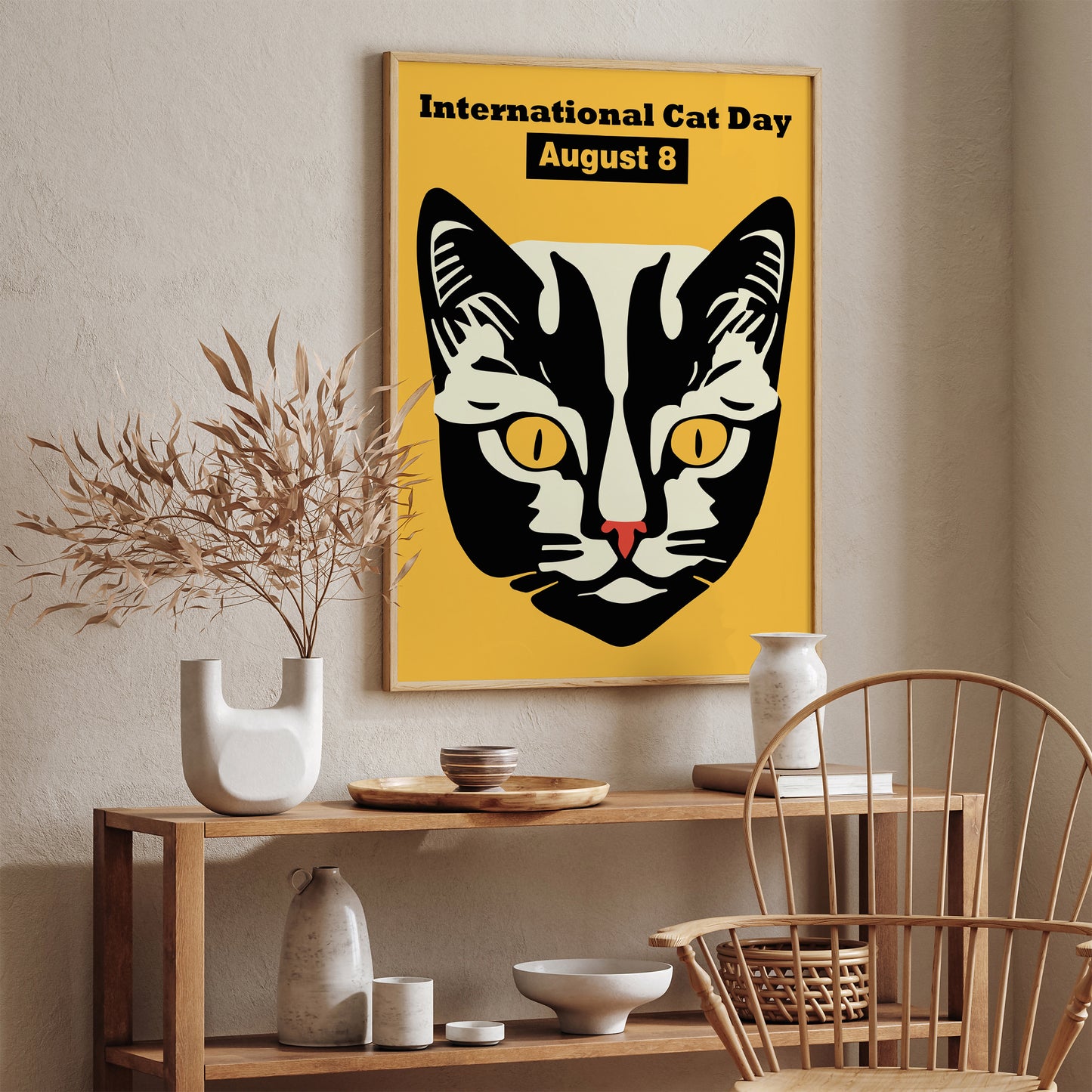 Cat Day Poster - August 8