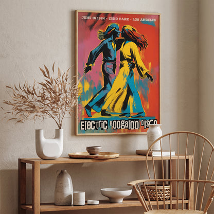 Electric Boogaloo Disco Retro 70s Poster