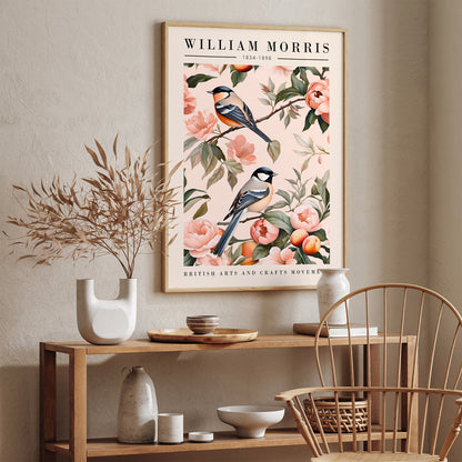 Birds English Elegant Art Print