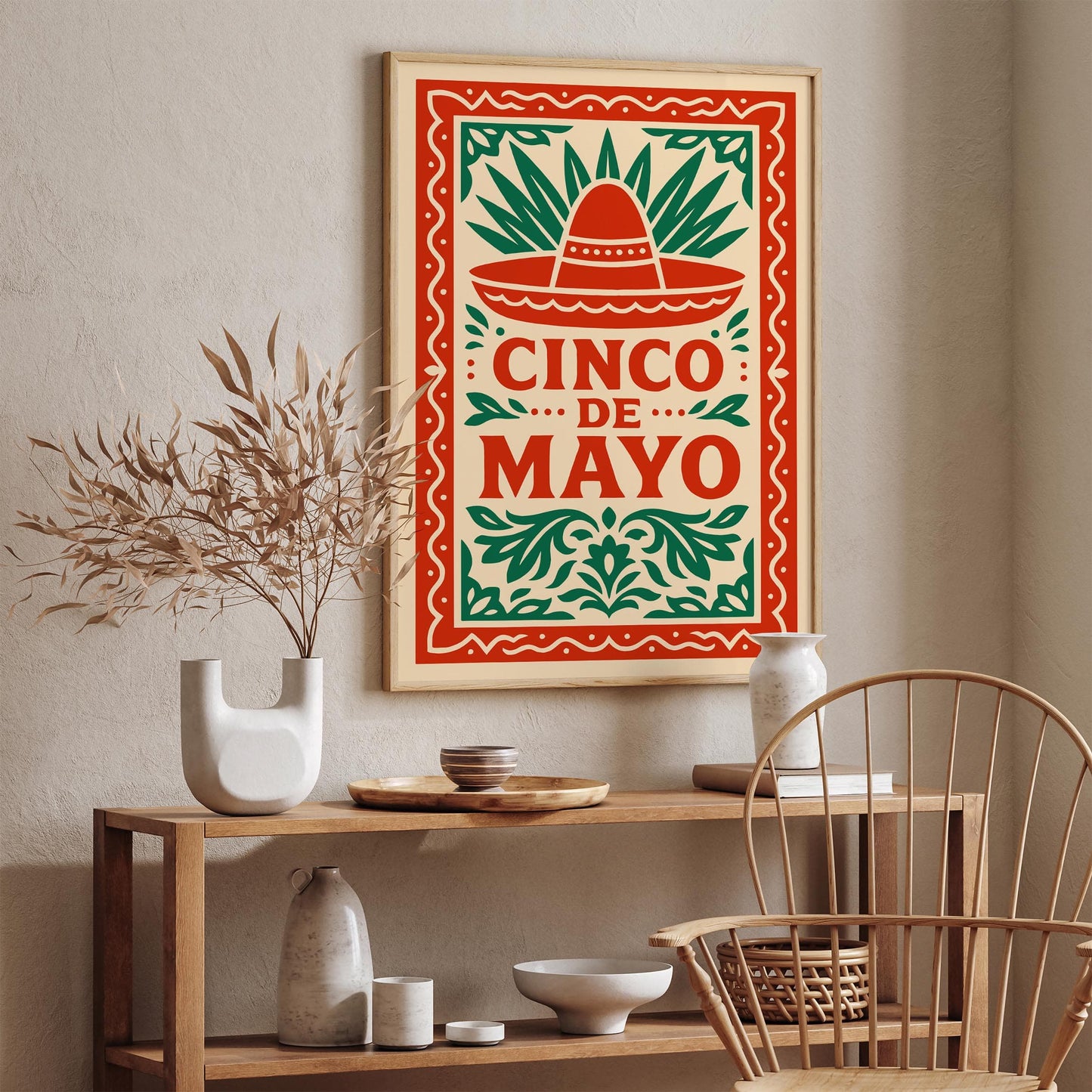 Mexican Decor Poster - Cinco de Mayo Print