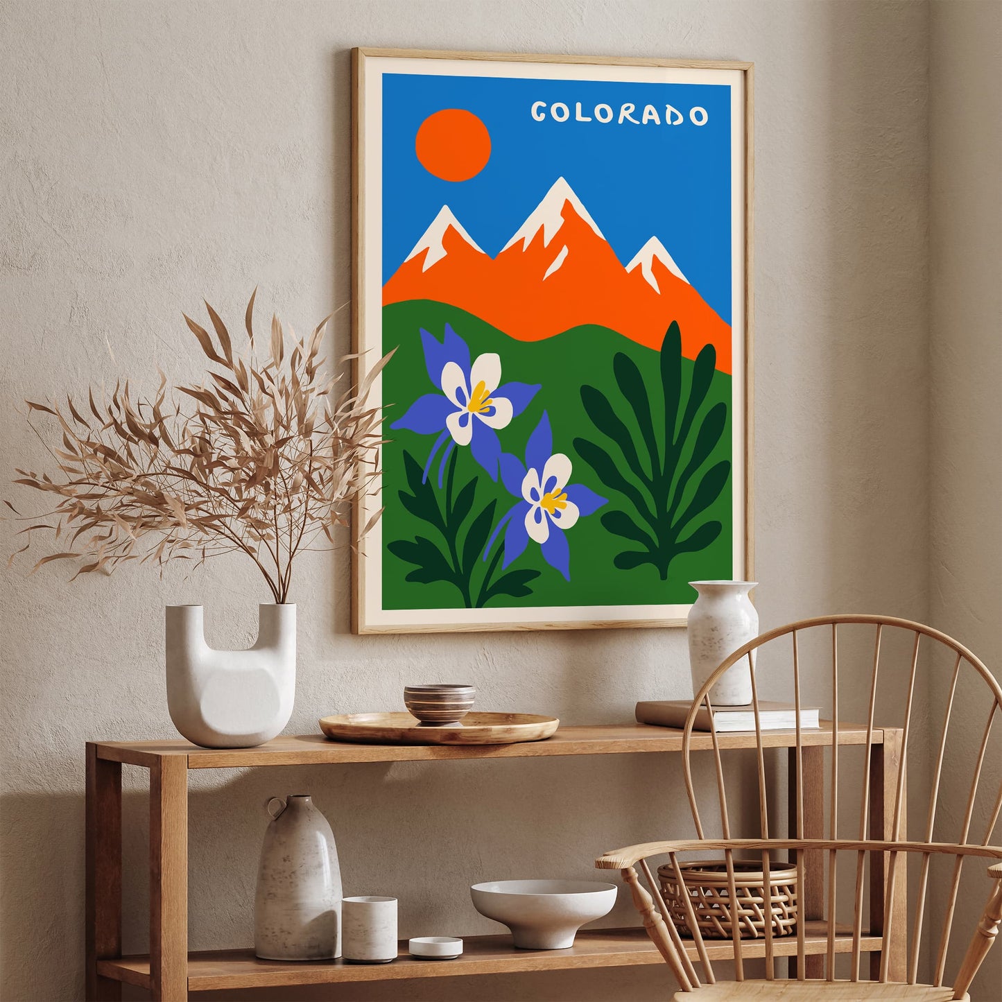 Colorado State Travel Poster