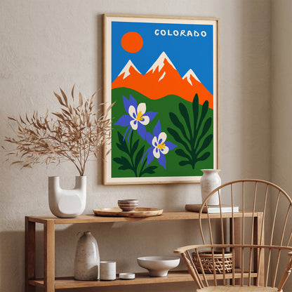 Colorado State Travel Poster