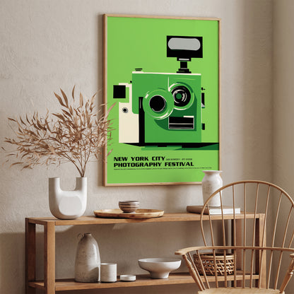 Retro NYC Photography Festival Poster