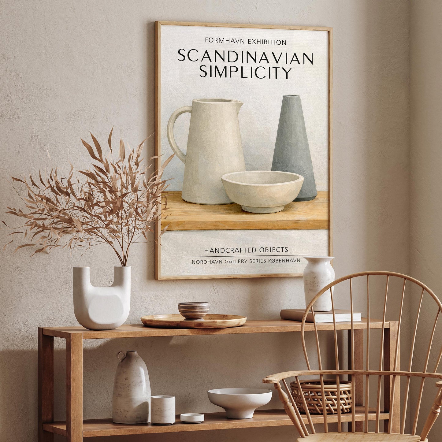 Scandinavian Simplicity Exhibition Poster