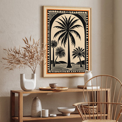 Thailand Palm Trees Boho Wall Art