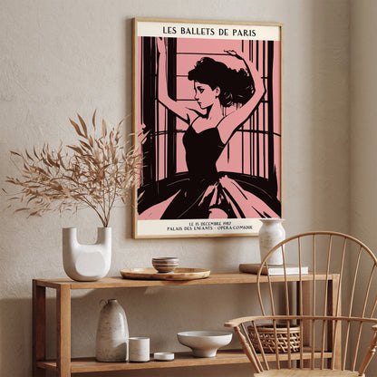 Les Ballets De Paris - Retro Ballet Wall Art