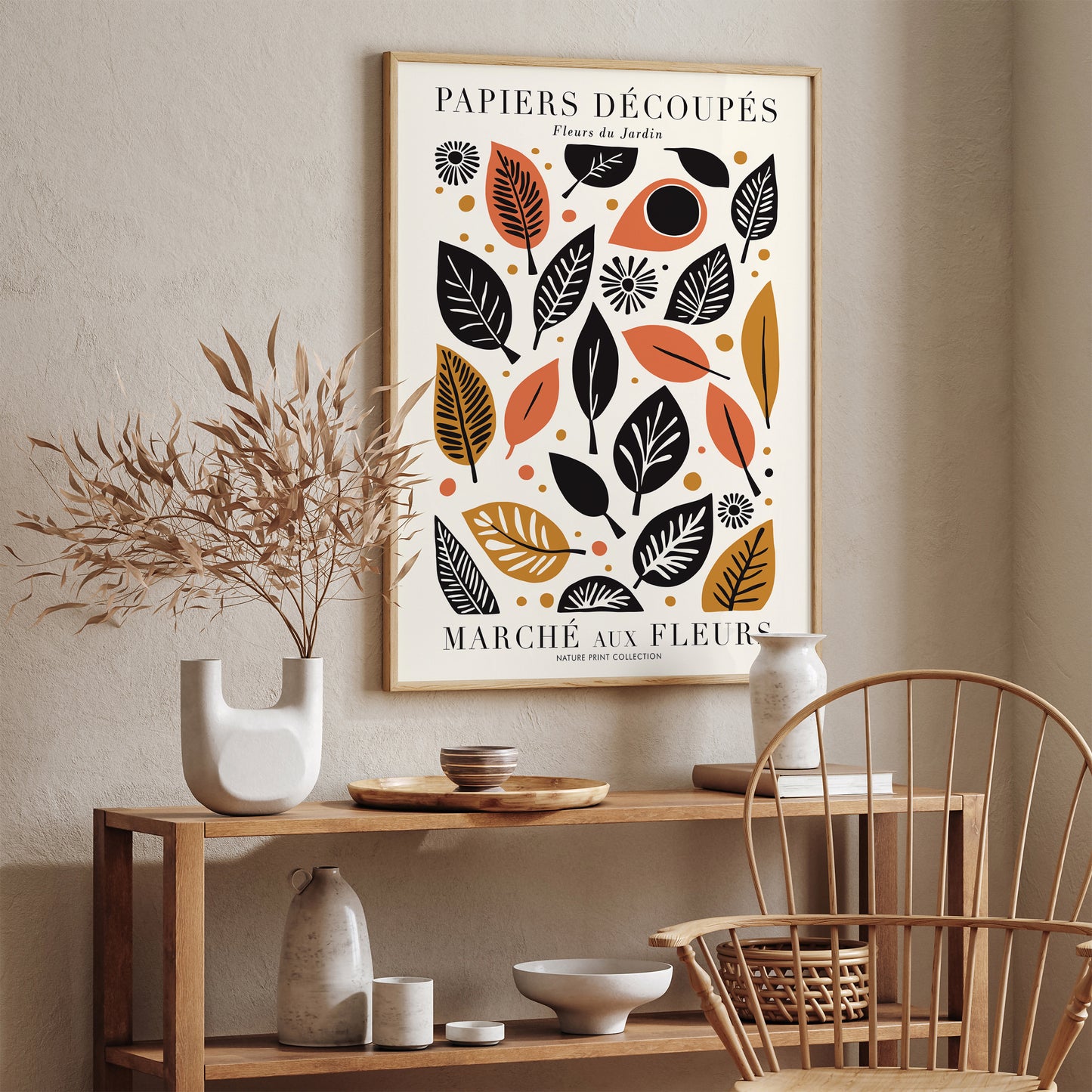 Botanical Papiers Decoupes Poster