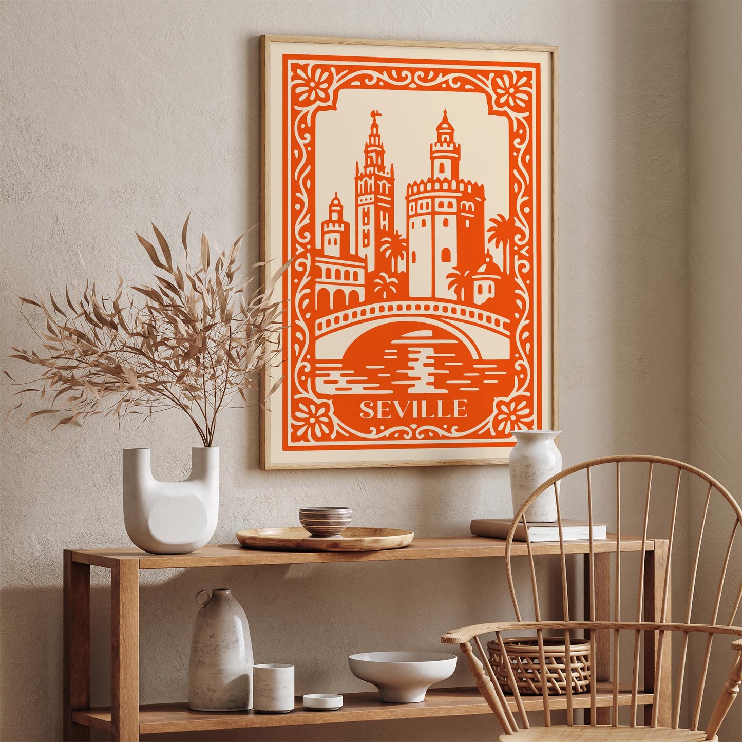 Orange Seville Travel Poster.jpg