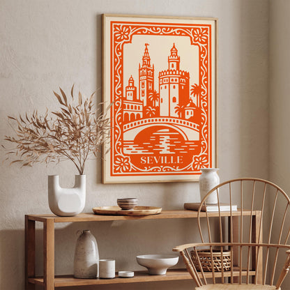 Orange Seville Travel Poster.jpg