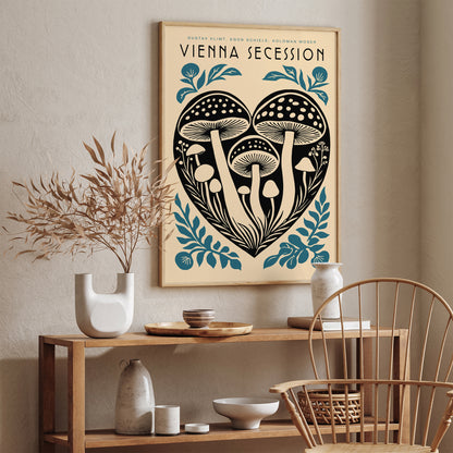 Vintage Vienna Secession Art Nouveau Art Print