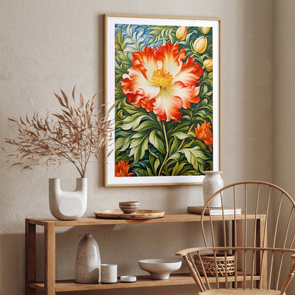 Vibrant Floral Art Poster