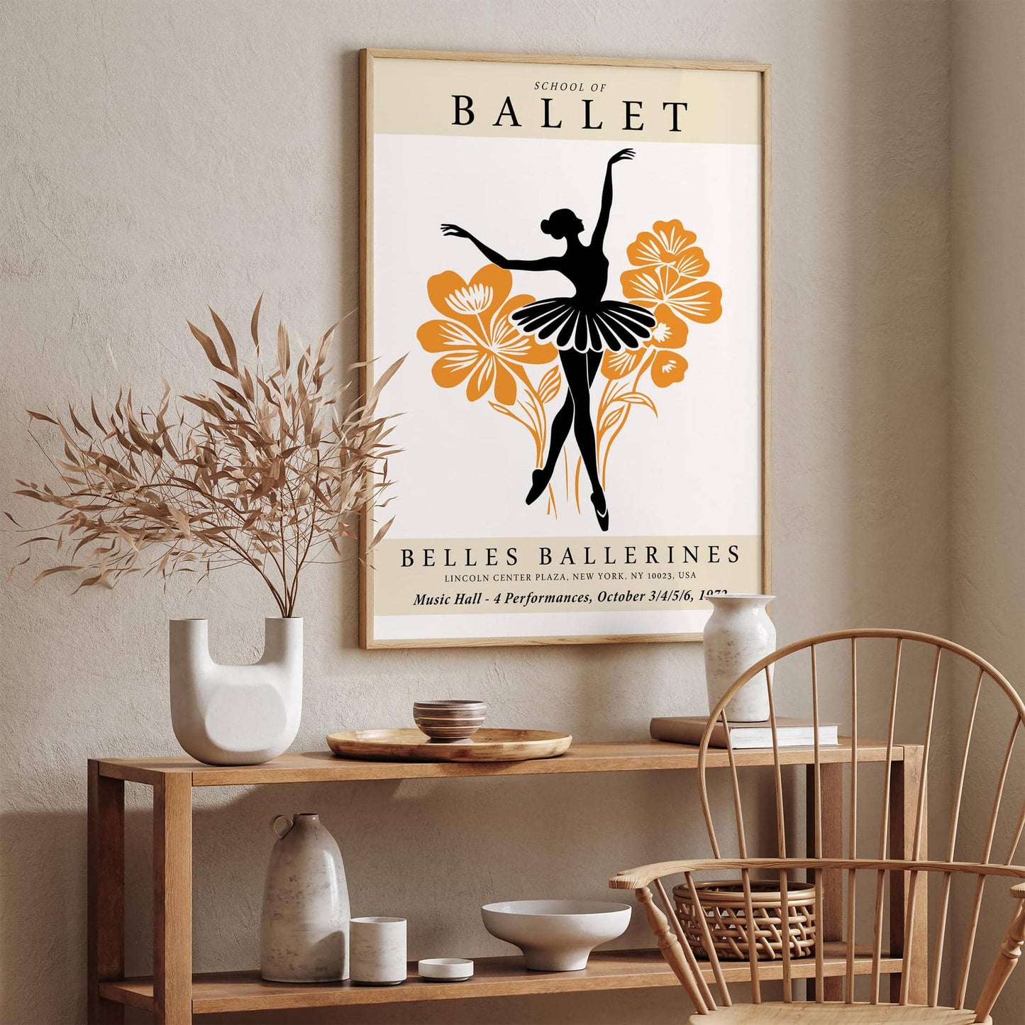 School of Ballet NYC Dance Poster