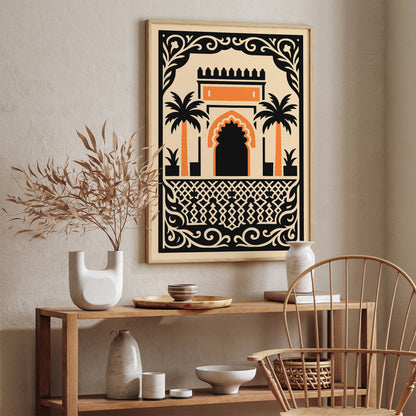 Morocco Architecture Poster