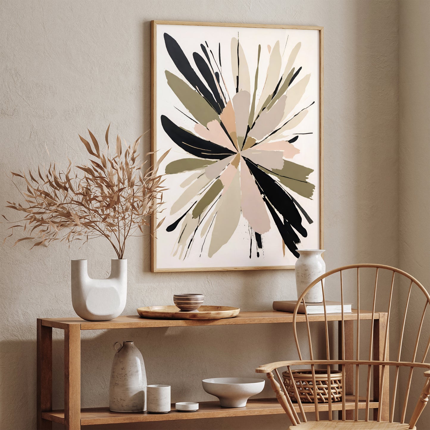 Affordable Abstract Painting Print for Trendy Wall Decor