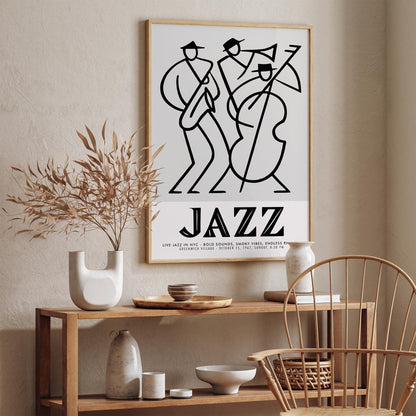 Jazz Concert Poster - Greenwich Village Music Art Print