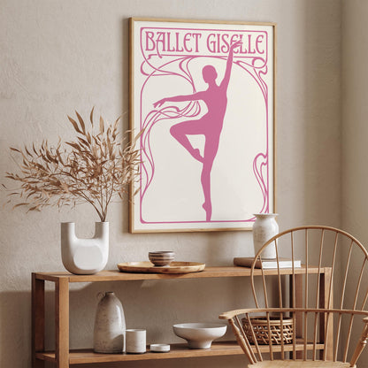Vintage Giselle Ballet Poster