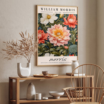 William Morris Floral Exhibition Art Print