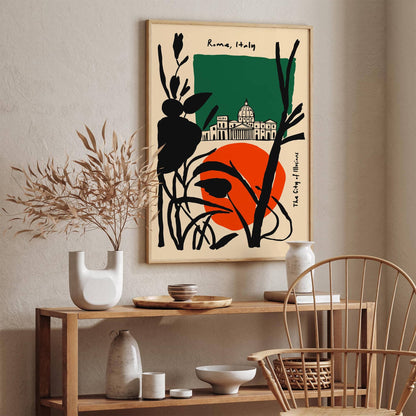 The City of Illusion Rome Italy Travel Print