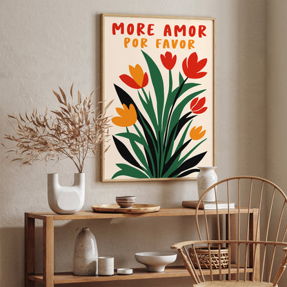 More Amor, Bouquet of Flowers Art Print 2024