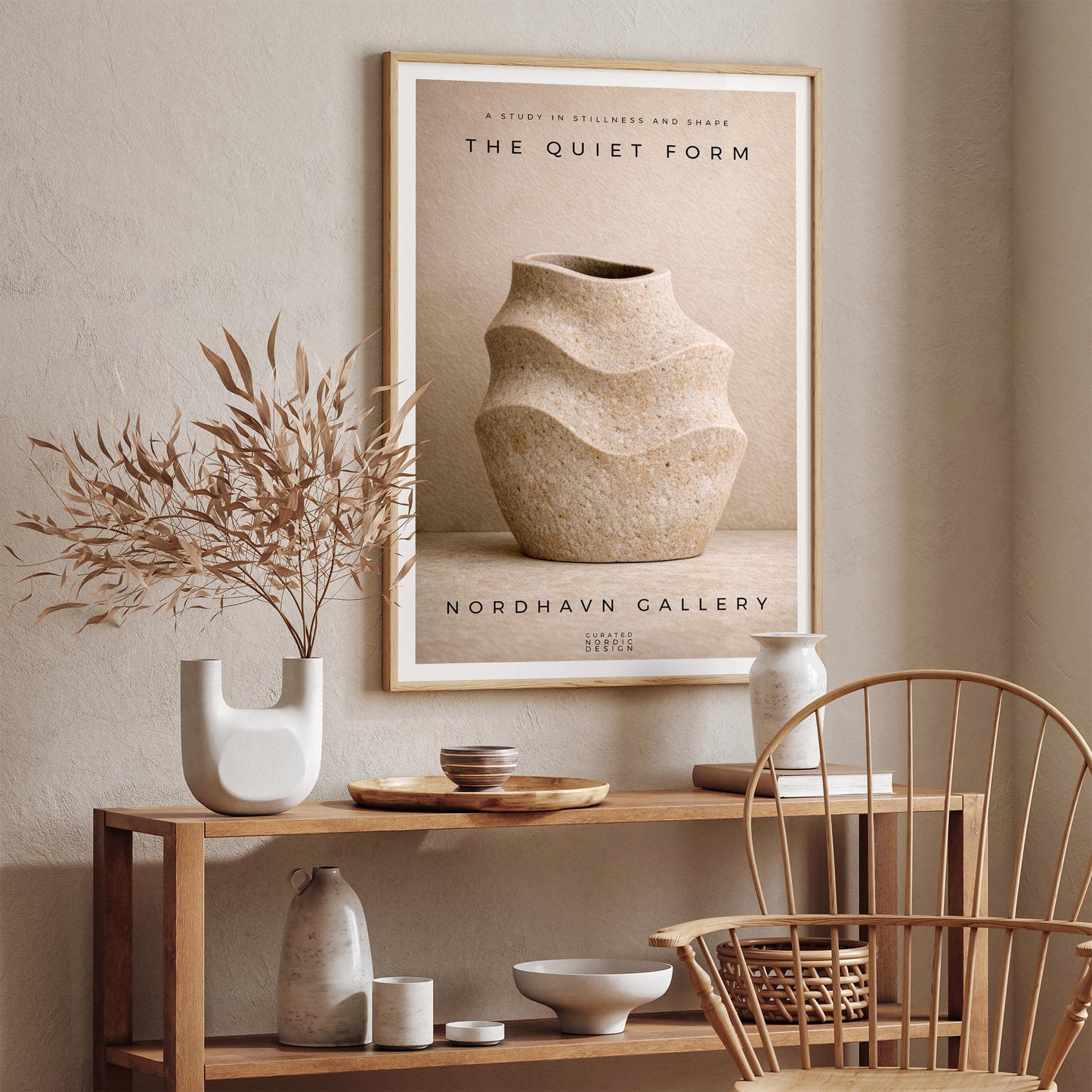 Scandinavian Sculpture Exhibition Poster