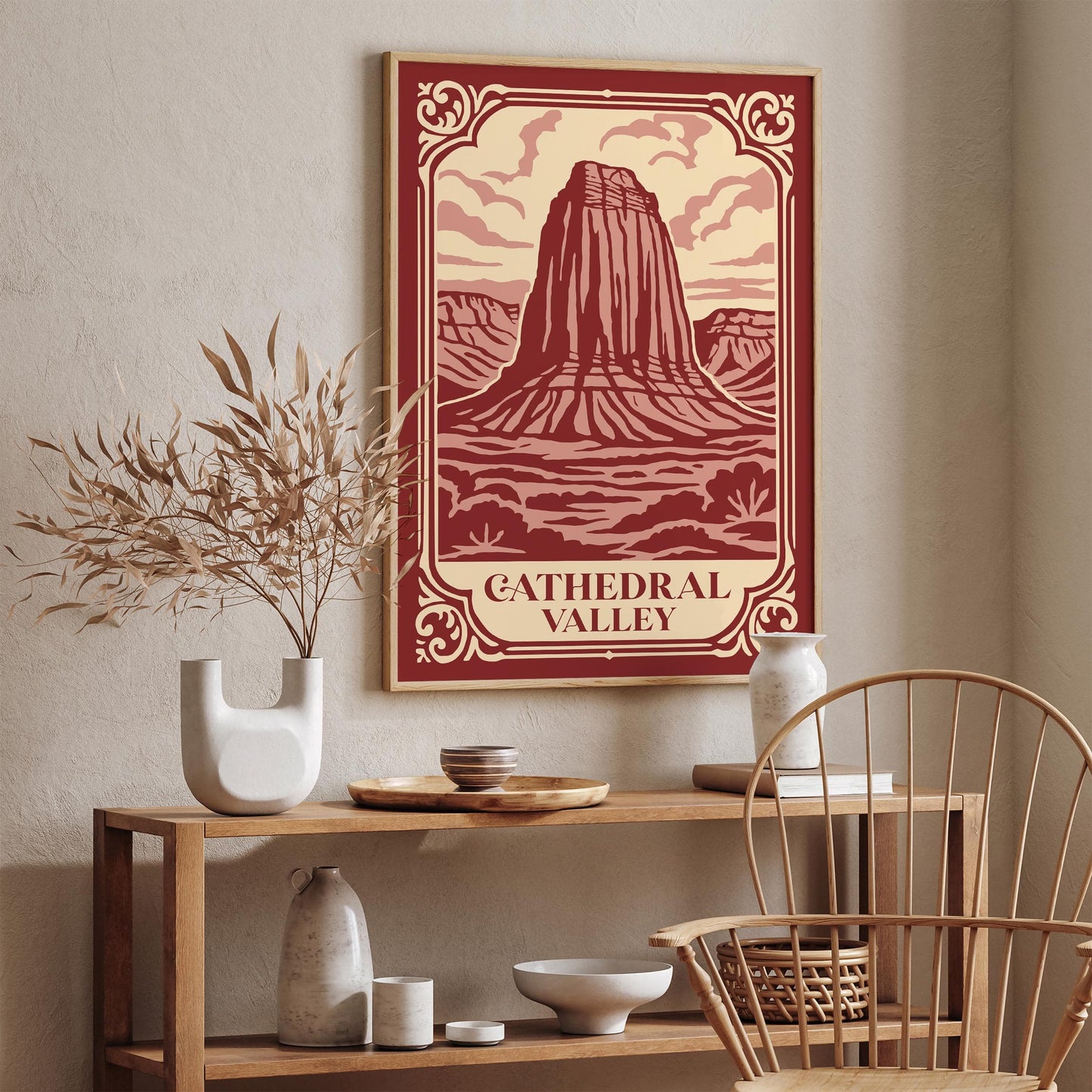 Cathedral Valley, Capitol Reef National Park, Utah Poster