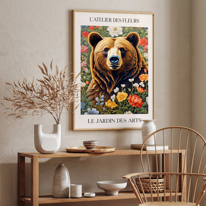 Victorian Wild Bear Art Print