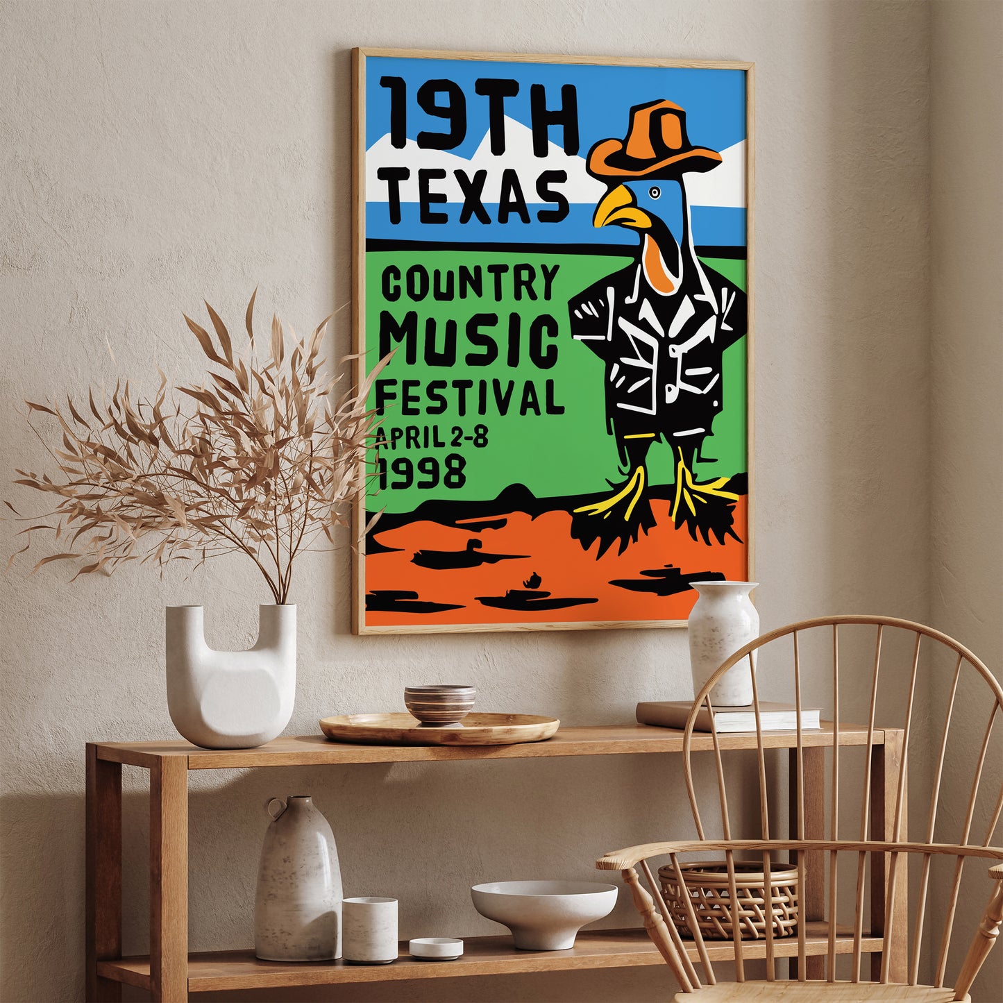 Texas Country Music Festival Funny Poster