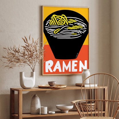 RAMEN Retro Art Print