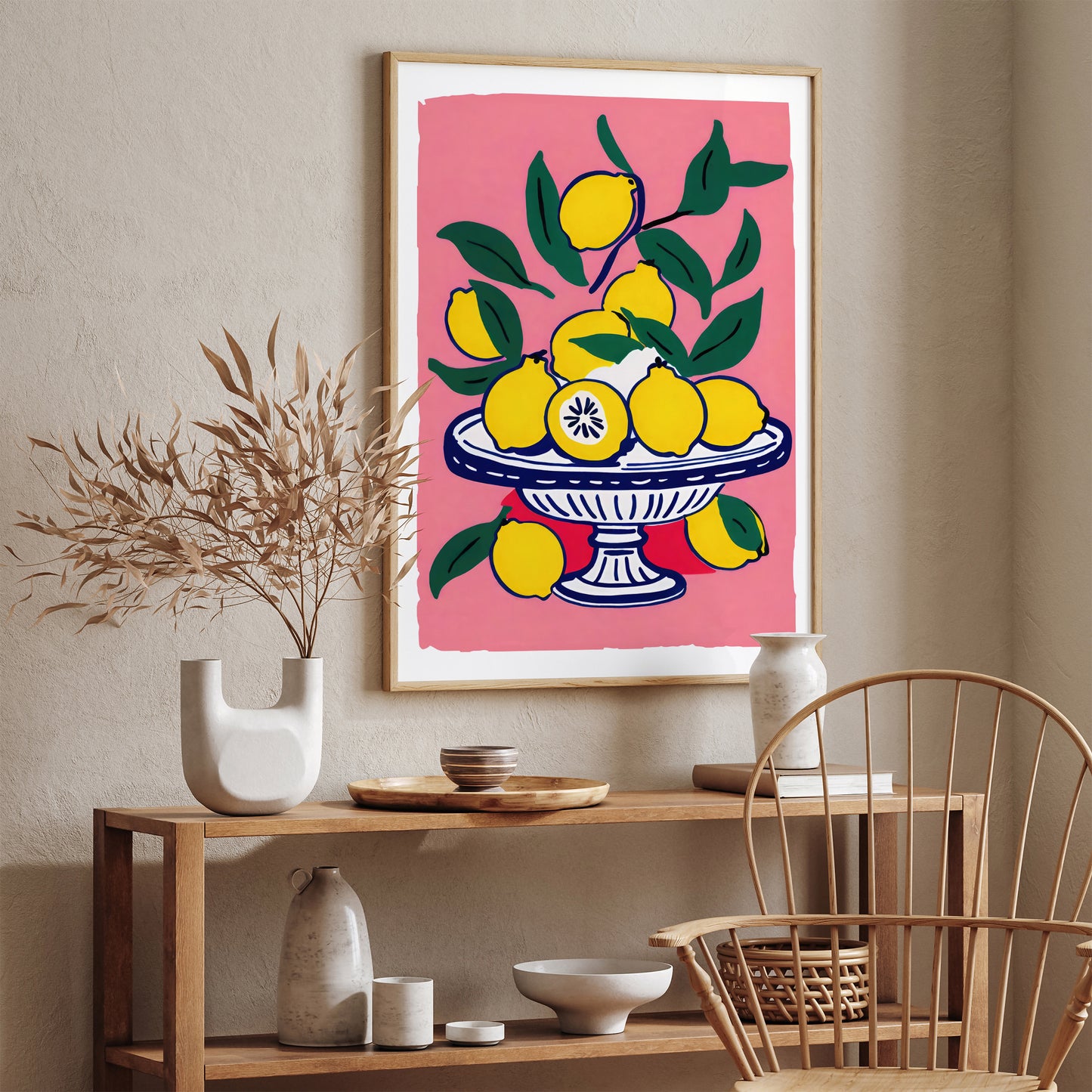 Italian Lemons Cute Wall Art