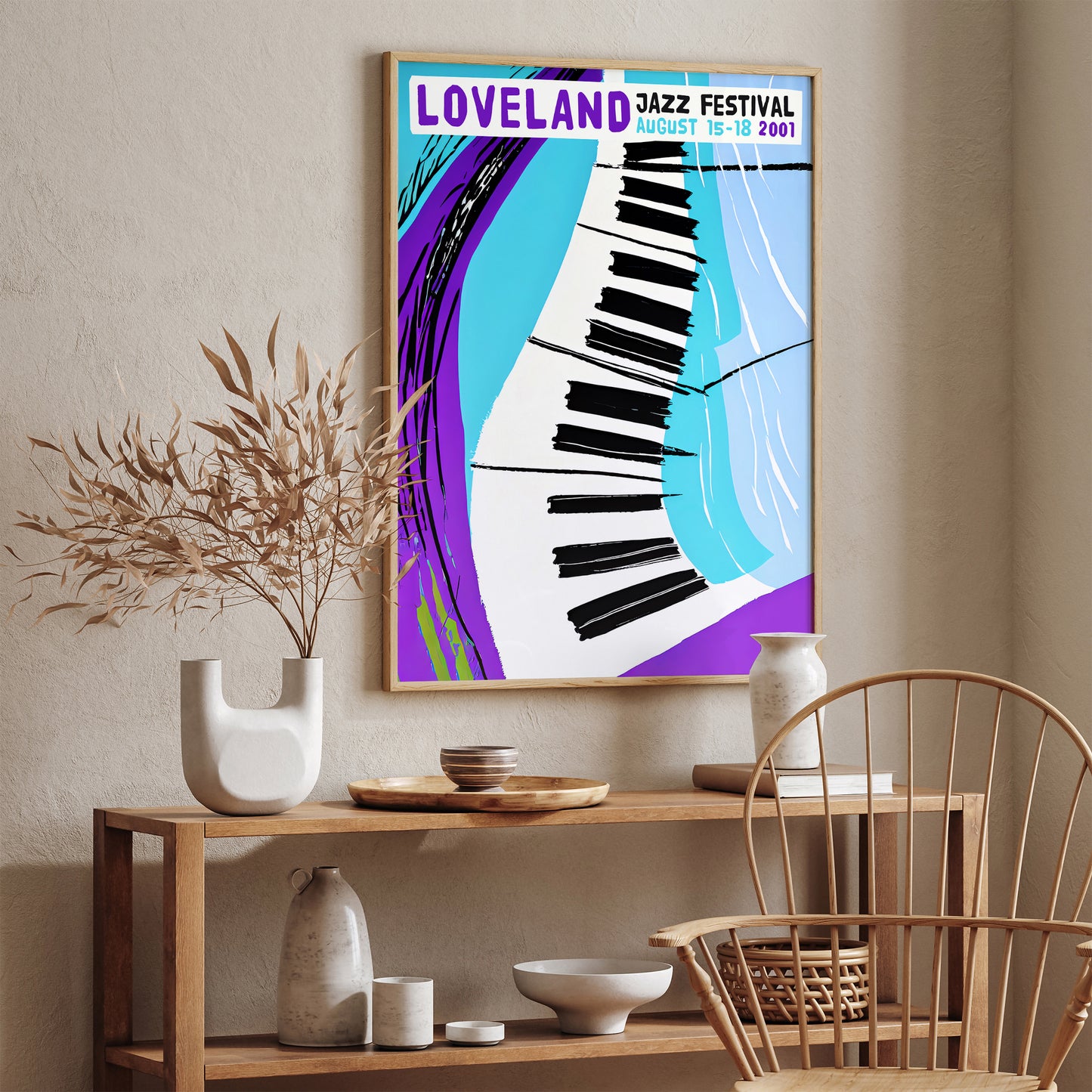 Loveland Jazz Festival - Purple 2001 Poster