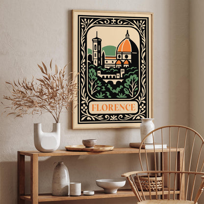 Florence Italy Cityscape Poster