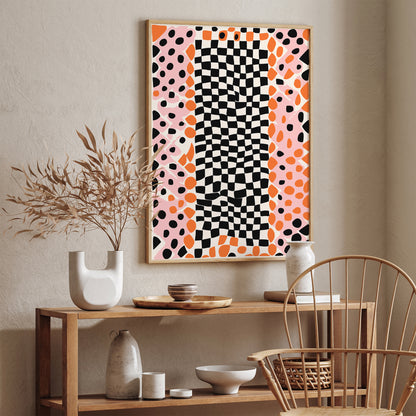 Mid Century Modern Pattern Art Print