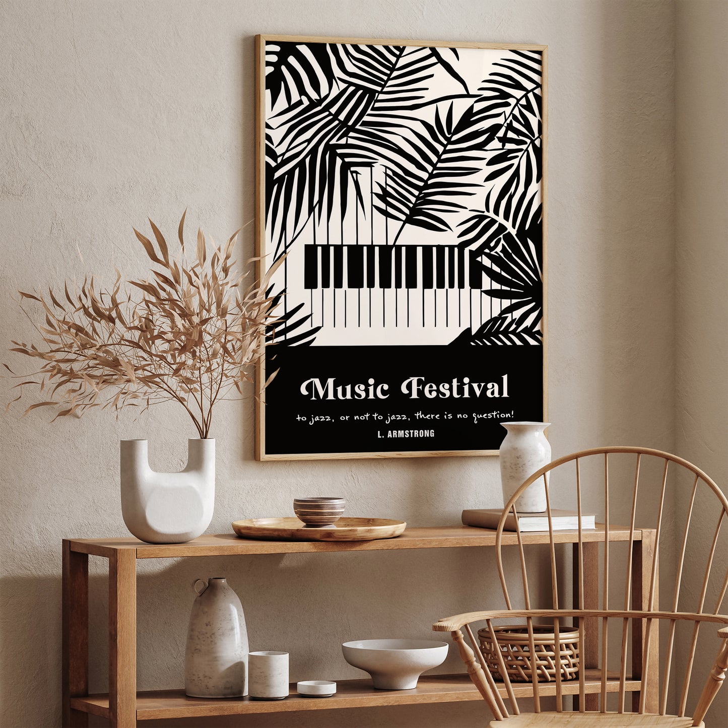 Music Festival Armstrong Quote Poster