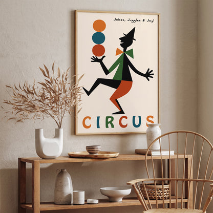 Vintage Circus Print - Retro Entertainment Poster