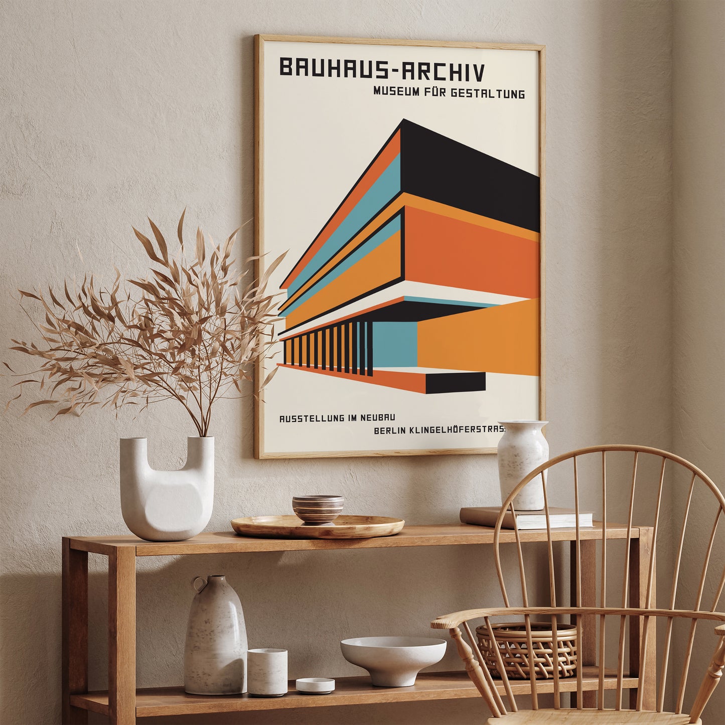 Bauhaus Museum Architecture Poster