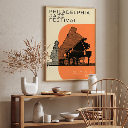 Philadelphia 1979 Jazz Festival Poster