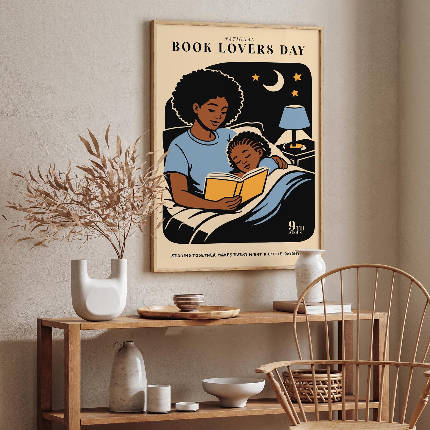 National Book Lovers Day Poster