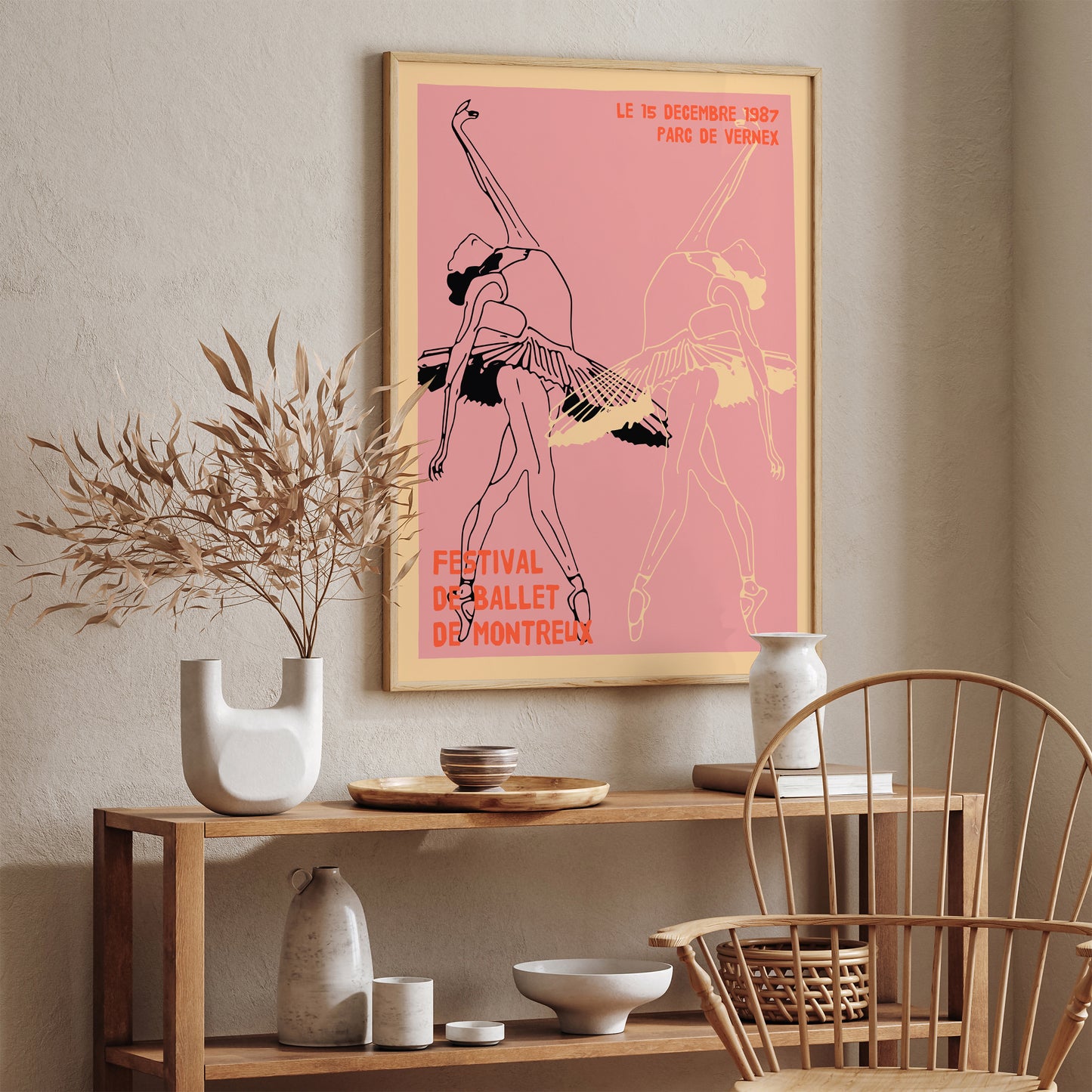 French Ballet Vintage Poster