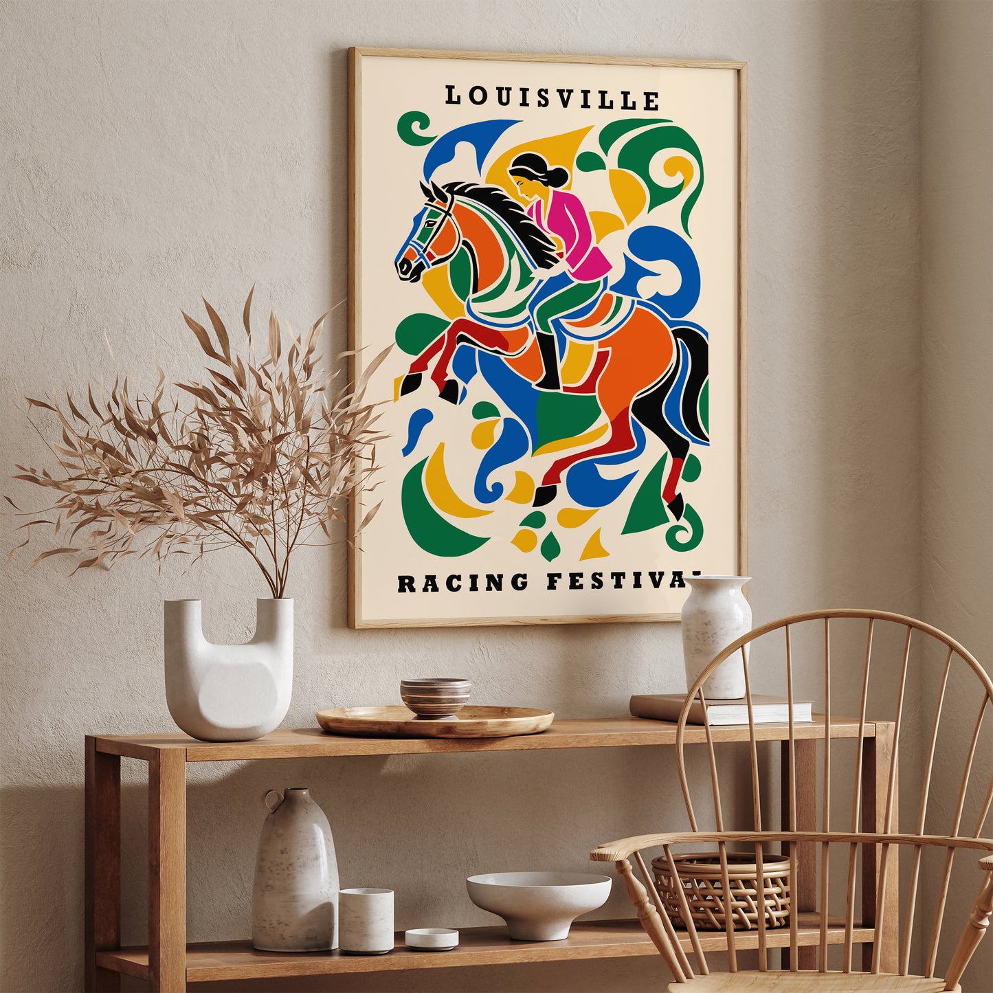 Louisville Racing Festival Art Print