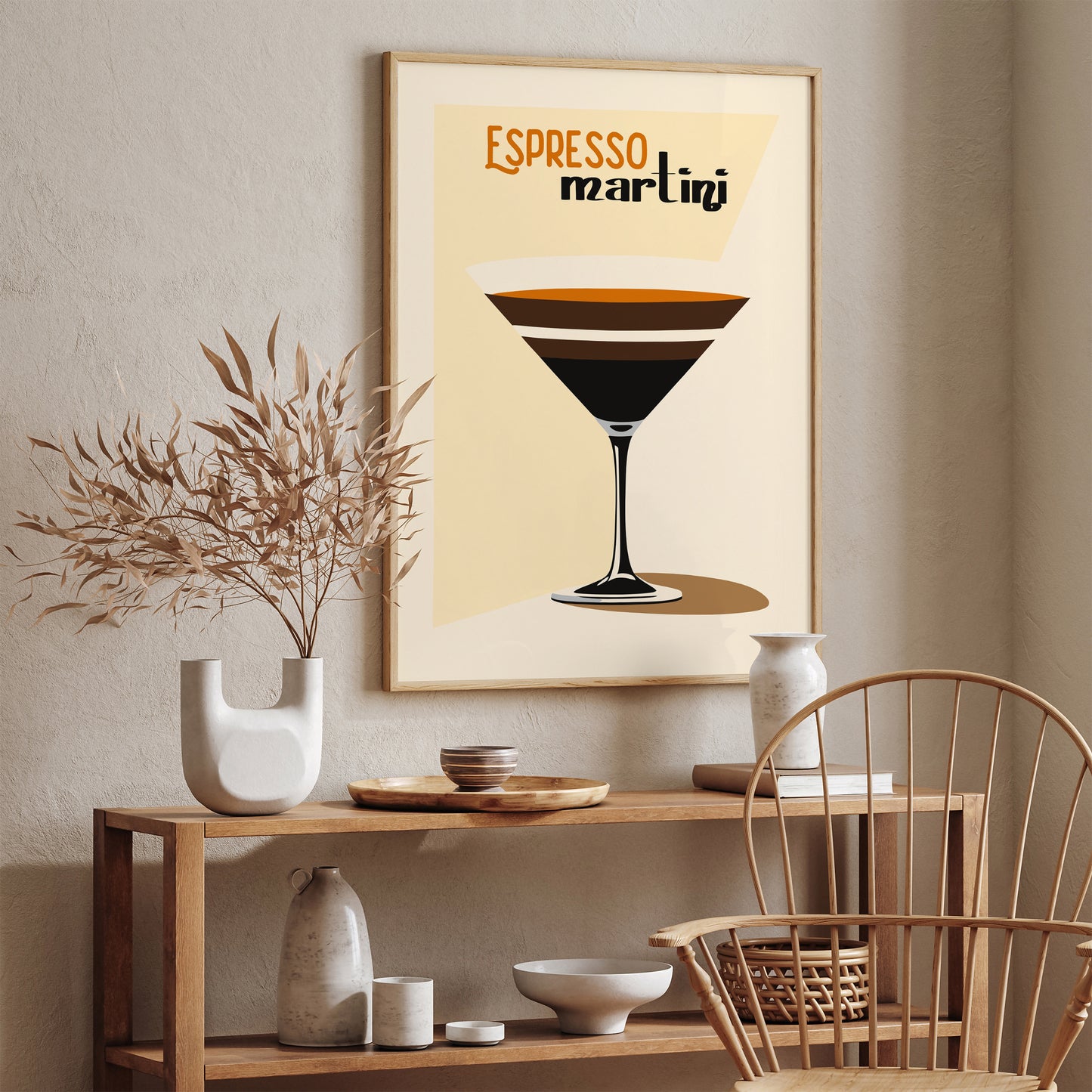 Espresso Martini Vintage Poster