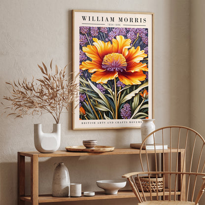 Botanical Harmony: William Morris Floral Print