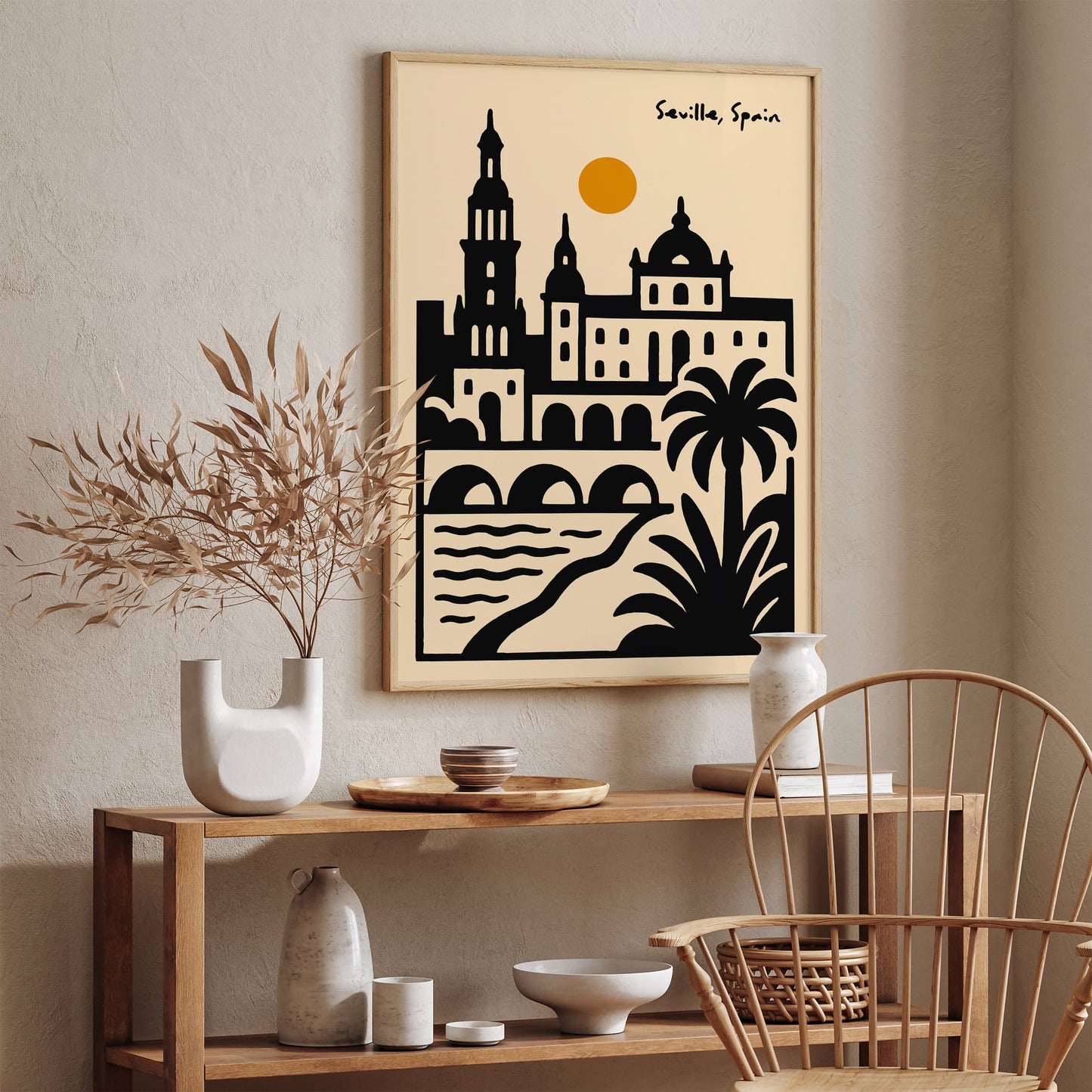 Seville Spain Modern Architecture Poster