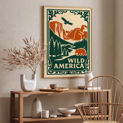 Wild America Wanderlust Nature Wall Art Print