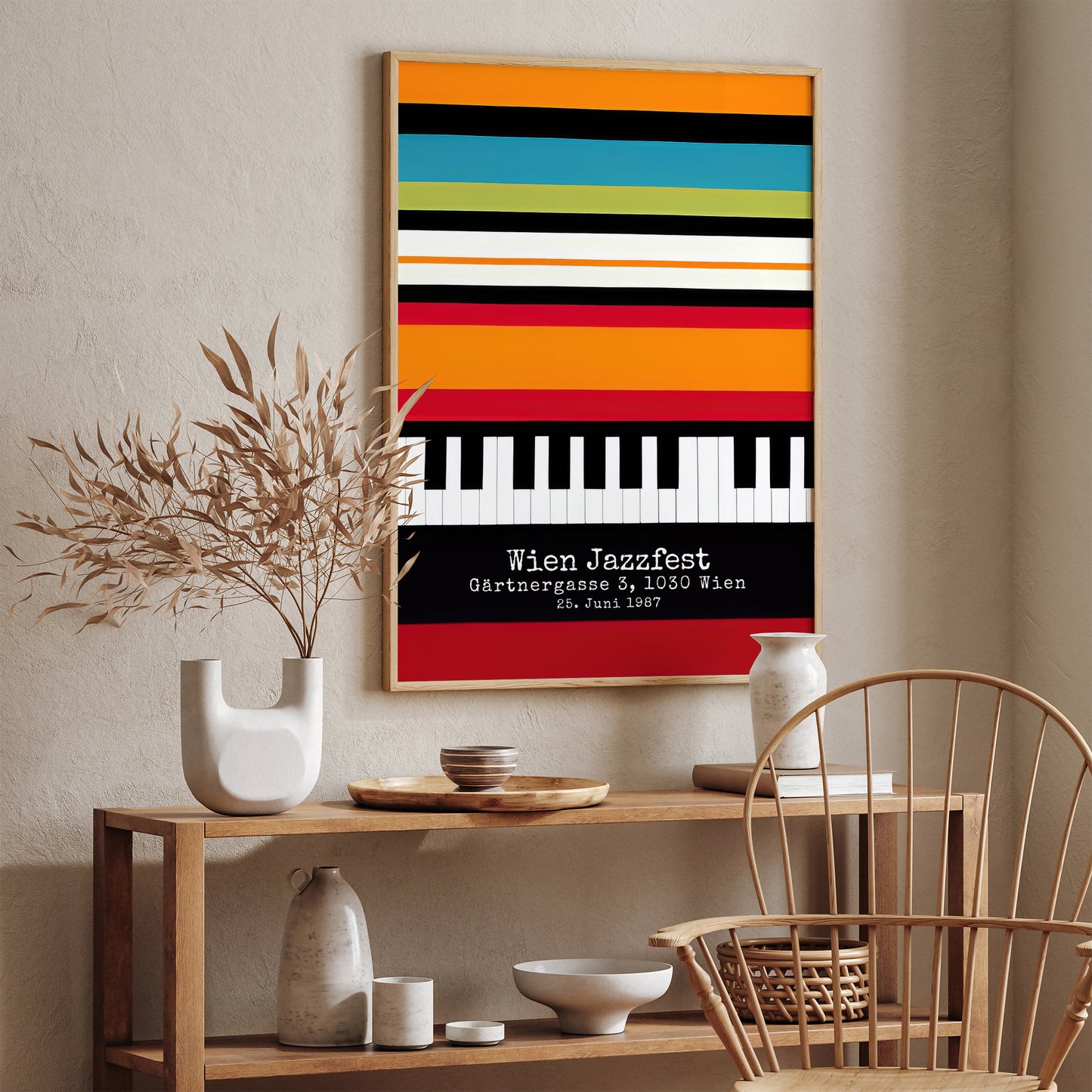 Wien Jazzfest Music Art Print