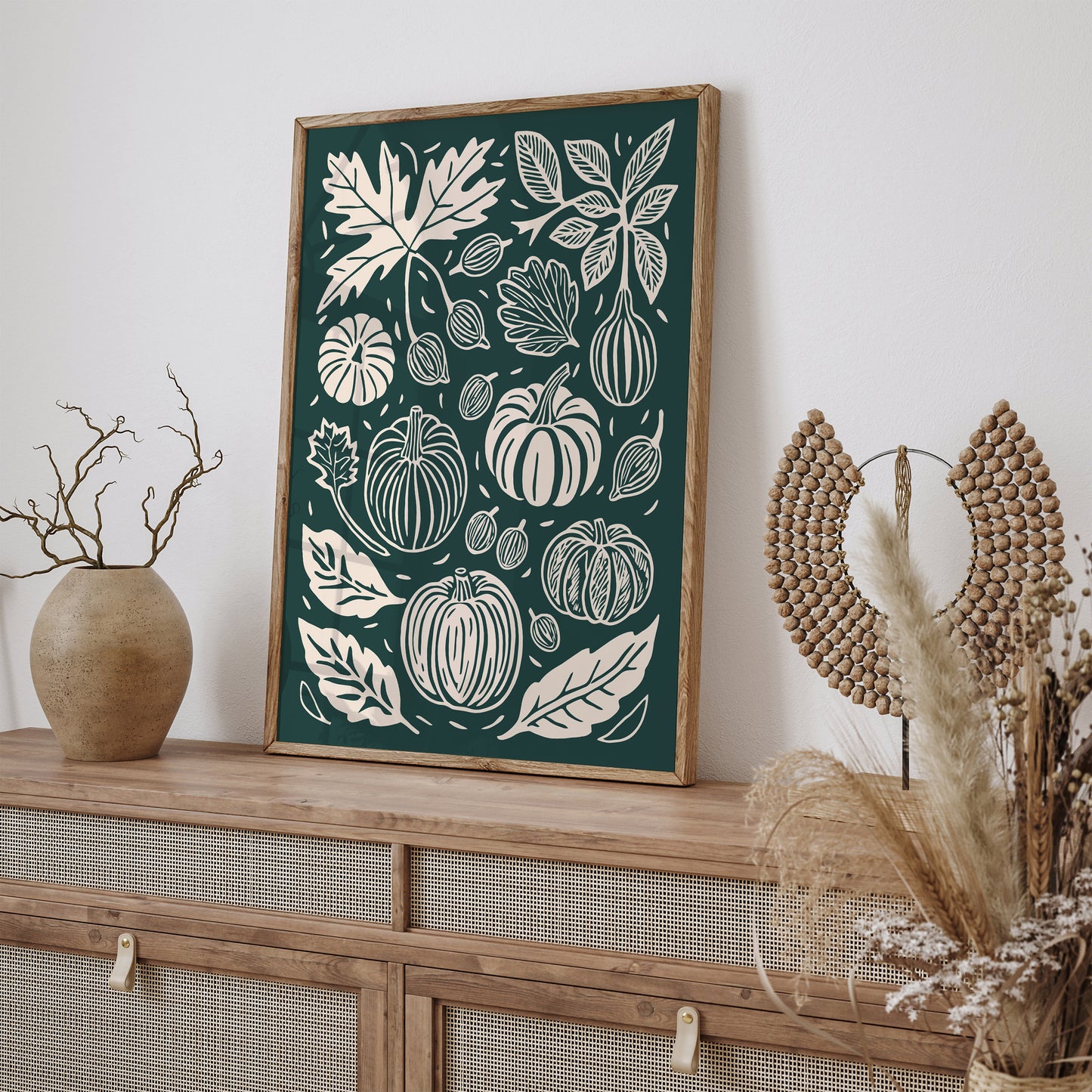 Pumpkins Fall Kitchen Wall Art