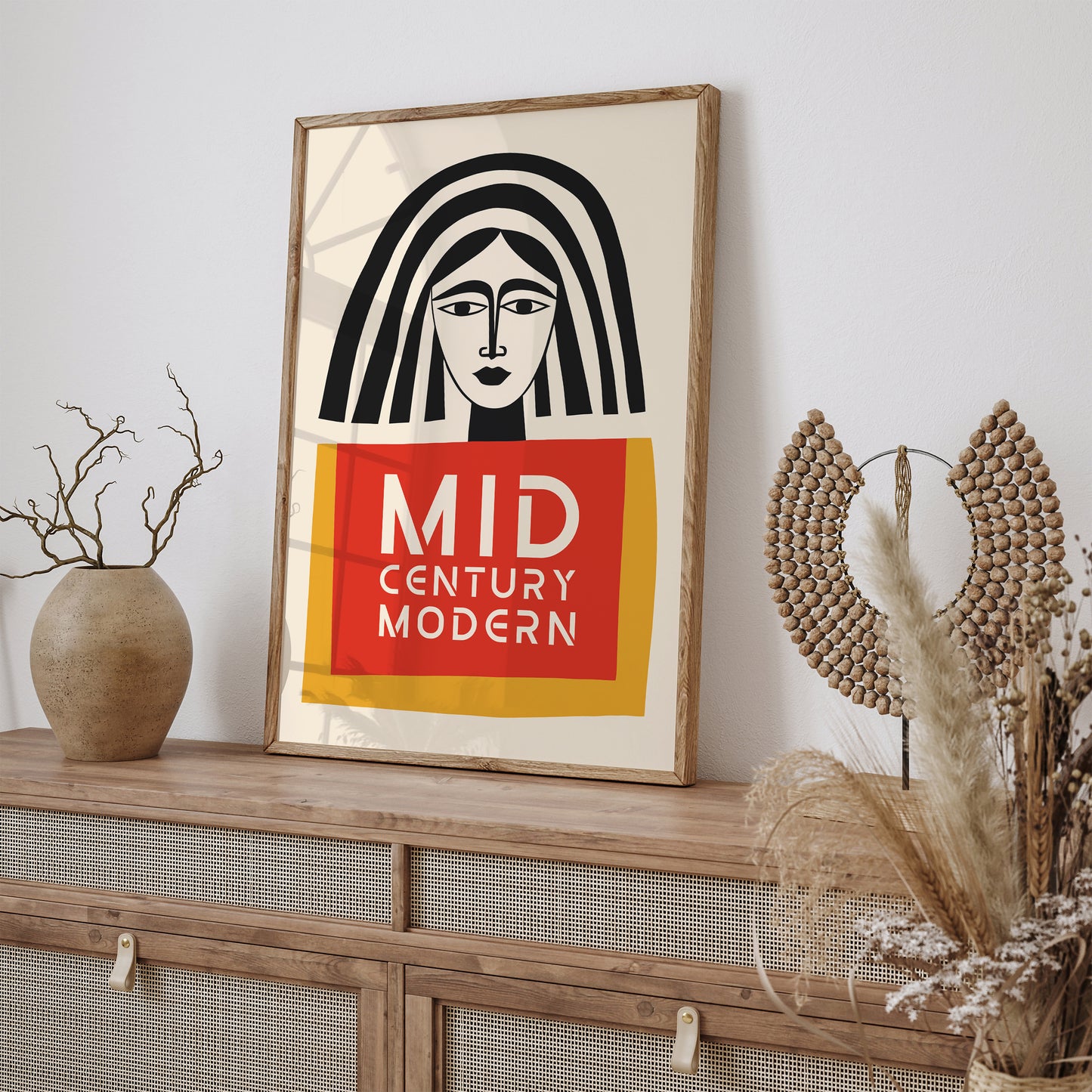 Mid Century Modern Exhibition Art Print