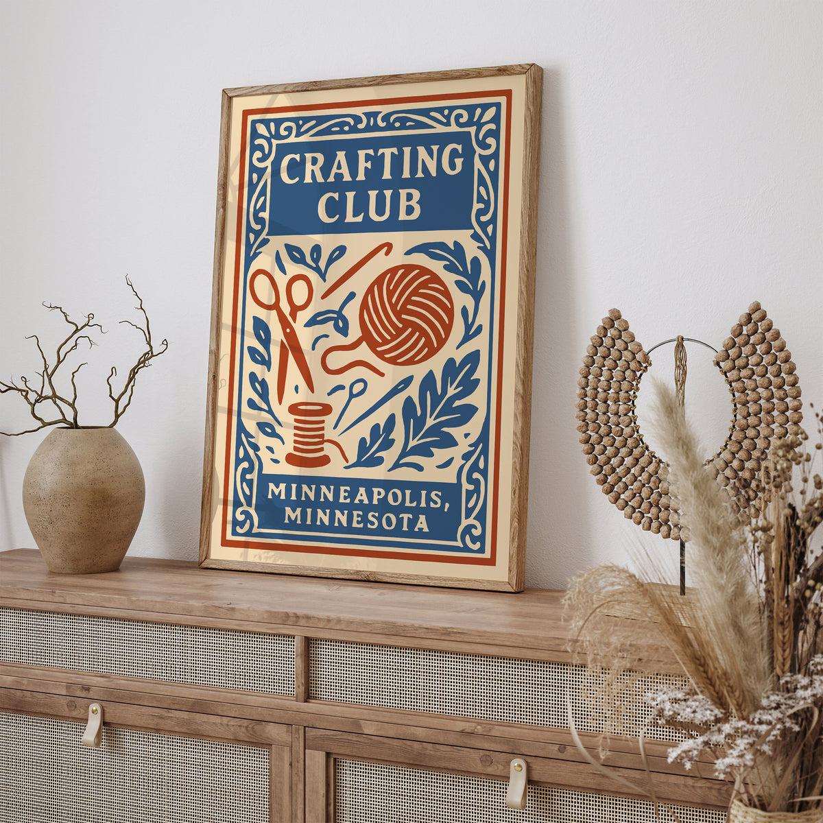Crafting Club Minneapolis Poster