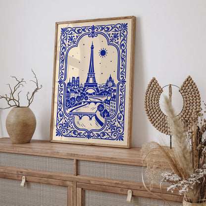 Paris Cityscape Wall Art Print 2026