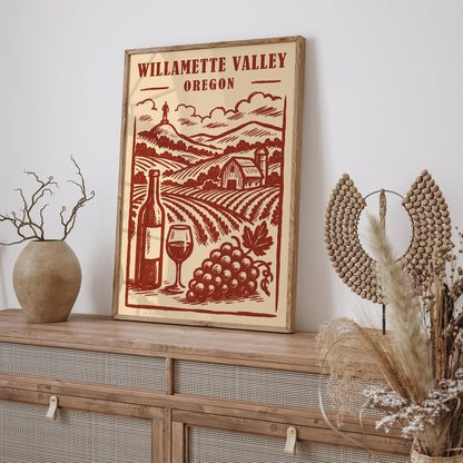Willamette Valley Oregon Poster