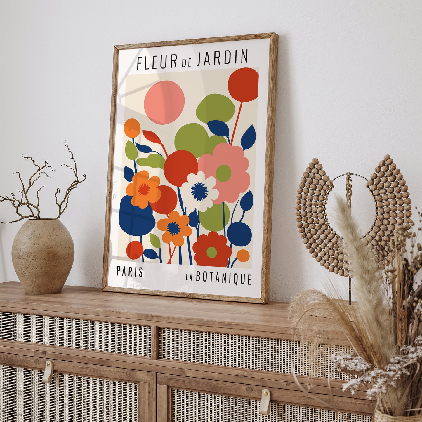 French Flower Market Art Print